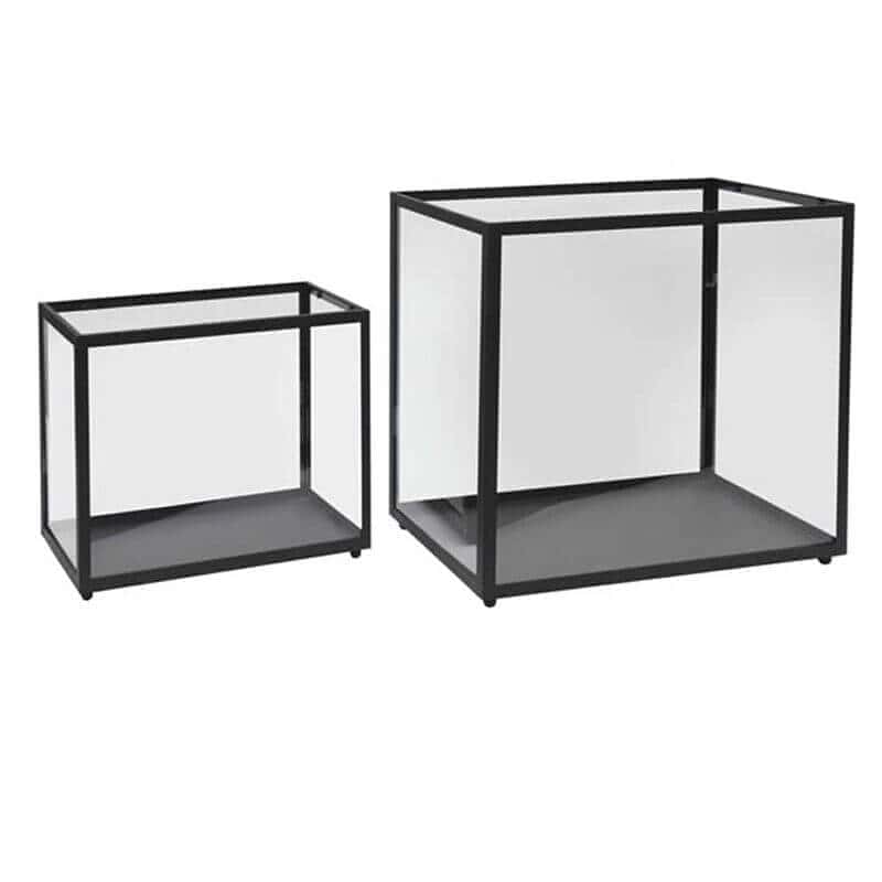 lanterne sort glas