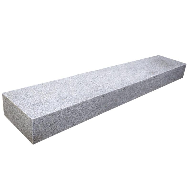 granit trappe lysgraa 180x35x15cm