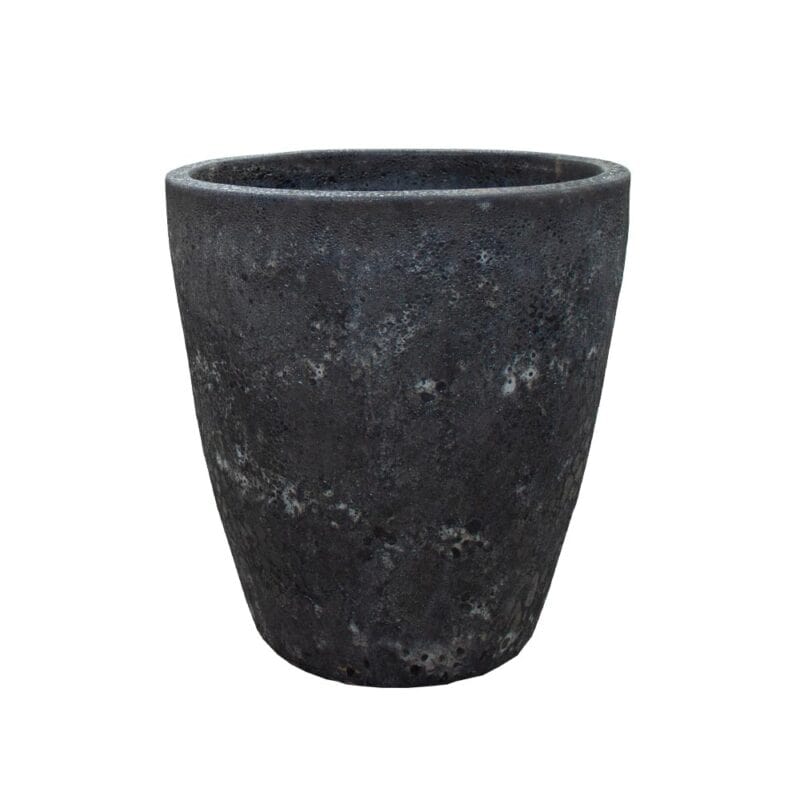 black lava small stentoejskrukke60cm